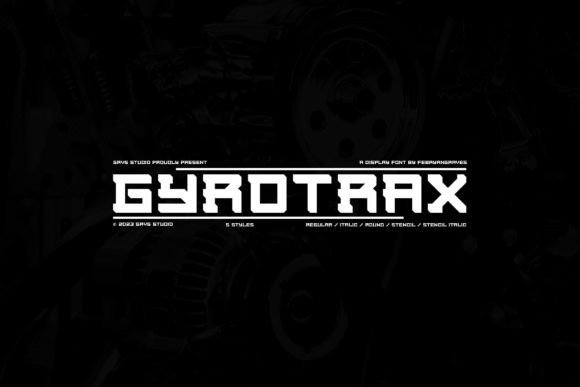 A Design Review of Grvs Gyrotrax Modern Display Font