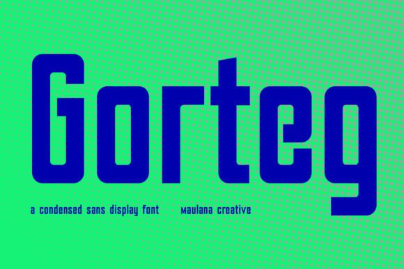 A Designer's Review of Gorteg: A Condensed Sans Display Font