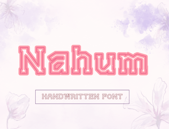 A Designer's Review of the Nahum Display Typeface