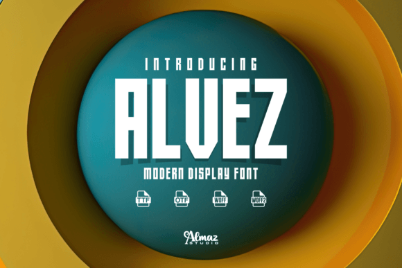Alvez: The Bold and Clean Typeface for Modern Business Branding