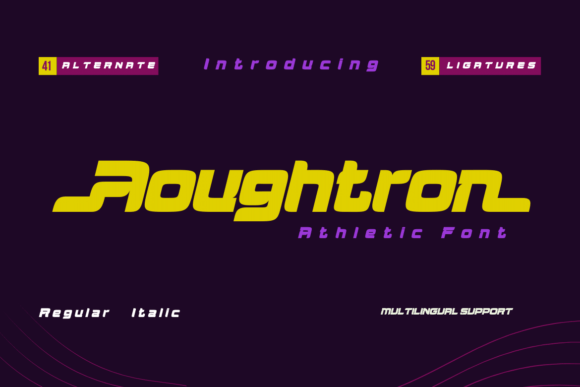Aougtron: A Dynamic Typeface for Modern Digital Design