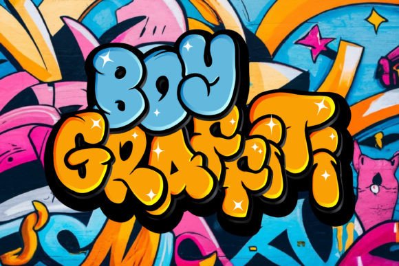 Boy Graffiti Font: An Edgy Upgrade for Your Brand Identity