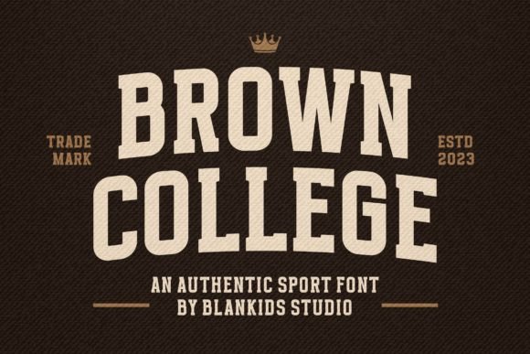 Brown College: A Versatile Display Font for Brand Identity
