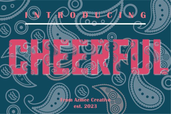 Cheerful Display: A Bold Font for Campaign Creativity