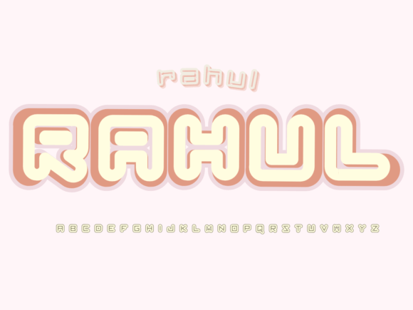 Crafting with Rahul: A Friendly Display Font for Your Shop