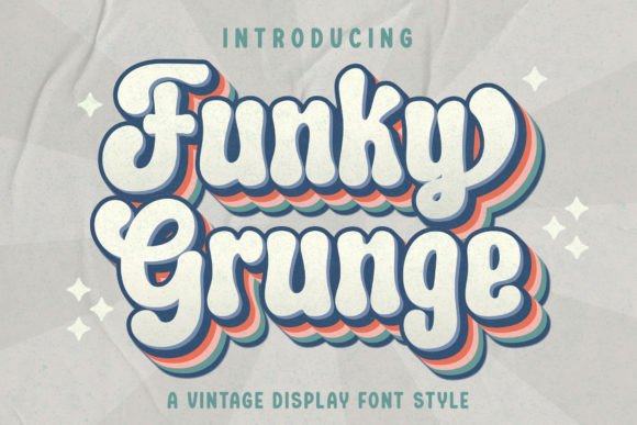 Funky Grunge: A Font to Define Your Brand's Retro Spirit