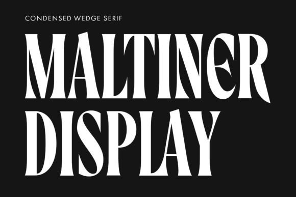 Maltiner Display: Testing a New Condensed Serif in a Live Website Project