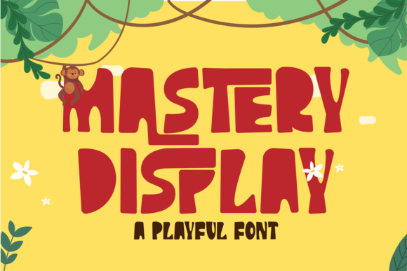 Mastery Display: A Bold Font for Distinctive Digital Design