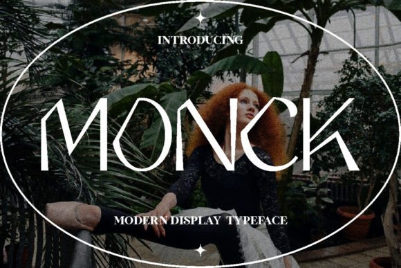 Monck: A Dancing Display Font for Crafting Your Brand Story