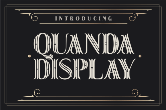 Quanda Display: A Playful Circus Font for Your Business Branding