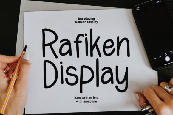 Rafiken Display: A Retro Typeface for Modern Digital Brands