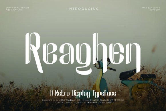 Reaghen Retro Display: A Font for Timeless Craft Projects