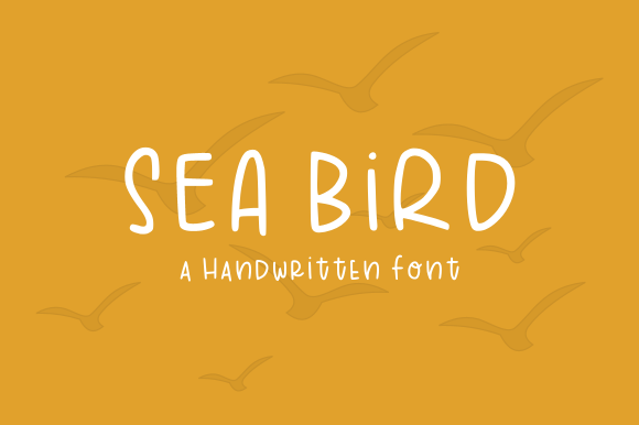 Sea Bird: A Handwritten Font with Marketing Charm