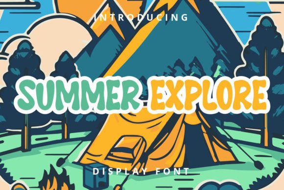 Summer Explore: A Display Font That Creates Happy Brands