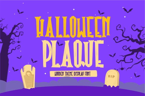 Testing Halloween Plaque: A Designer's Font Story