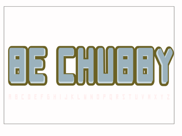 The Bechubby Font: Your Friendliest Tool for Crafts & Products