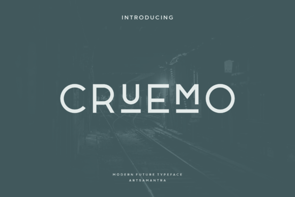 The Cruemo Display Typeface: A Modern Font for Modern Brands