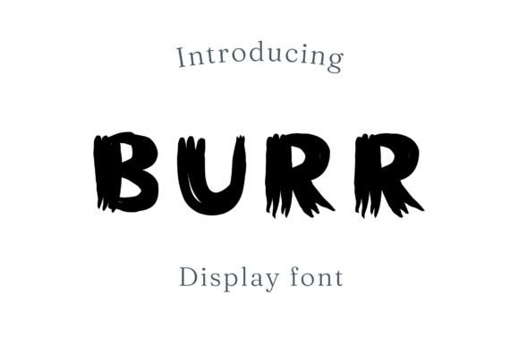 The Editorial Power of Burr, a Bold Display Typeface