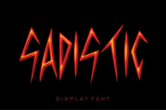 The Tf Sadistic Font: A Display Typeface for Editorial Mood