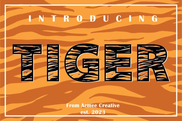 Tiger Display Font: A Bold Typeface for Digital Branding