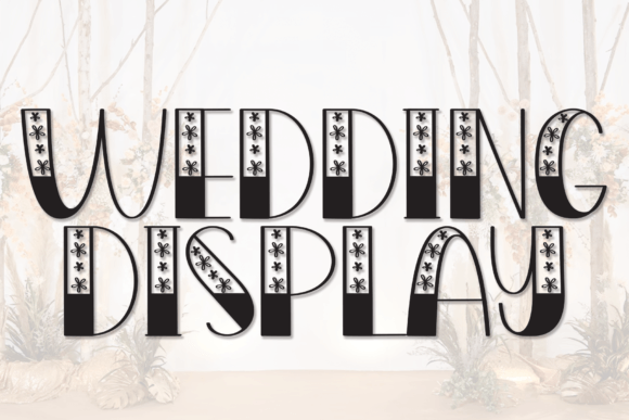 Wedding Display: The Cute Font for Digital Branding